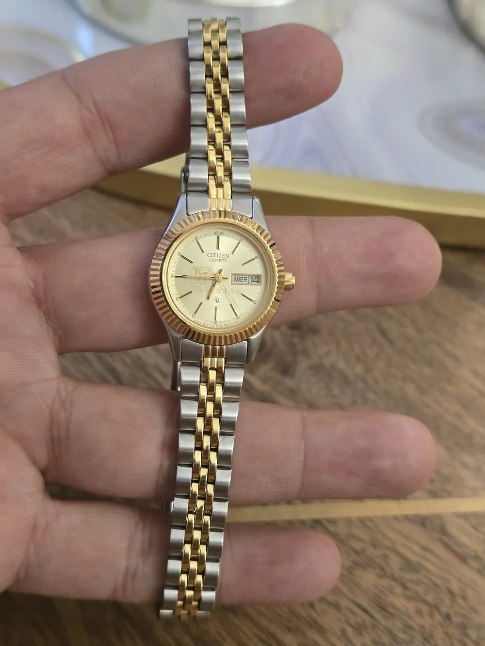 Citizen Two-Tone Gold and Silver Women's Quartz Watch